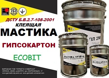 Мастики Ecobit для приклеивания гипсокартона 